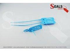 Scellé de sécurité plastique réglable Basicseals - 200 mm - ISO PAS 17712 - Polyéthylène - Résistance 12,5 Kgf_0