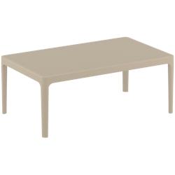 Siesta Exclusive Table basse de jardin Sky Lounge Taupe - gris plastique polypropylène SP-SI-104TP_0