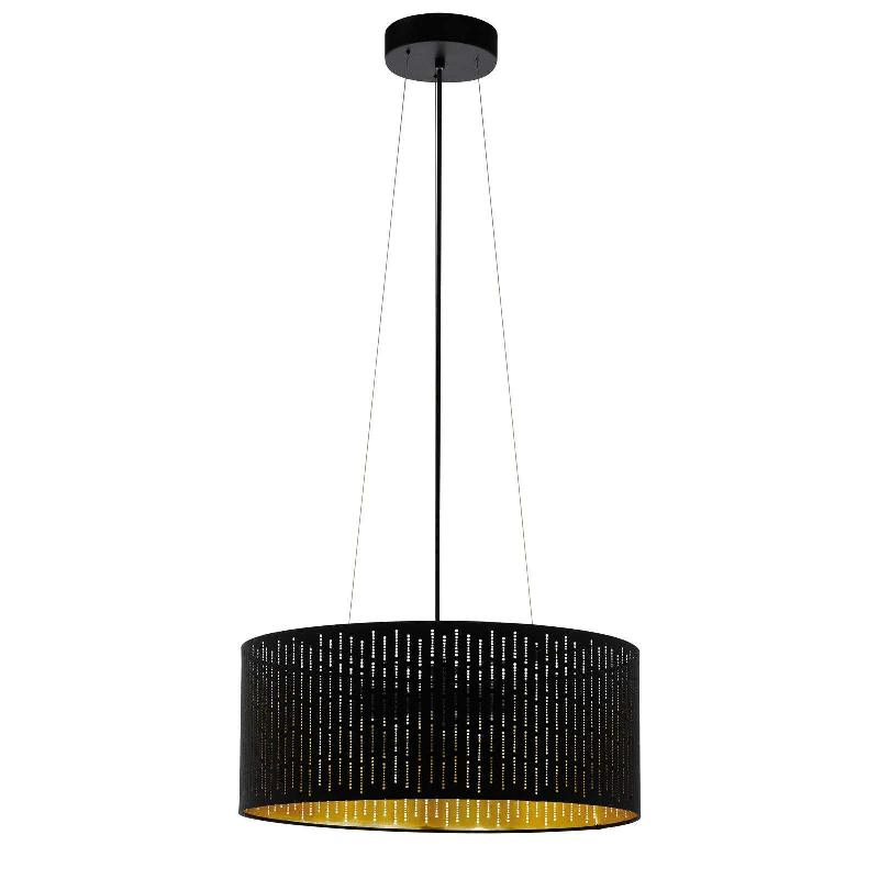 EGLO SUSPENSION VARILLAS, EN NOIR/DORÉ, 53 CM