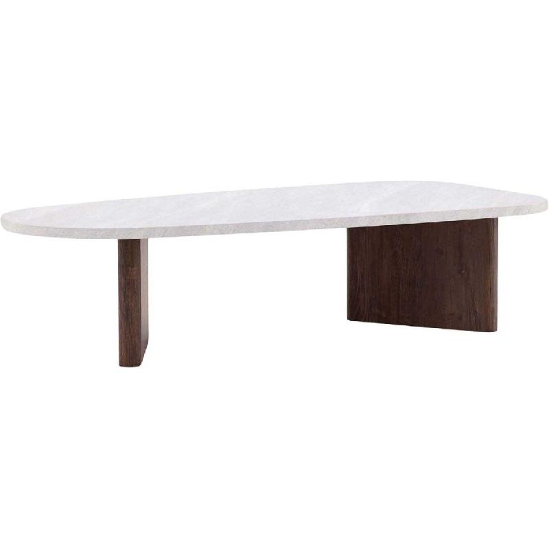 Table basse 65 x 130 cm Grönvik Gris, Marron Venture Home - 7340220823397_0