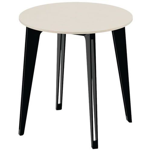 TABLE HAUTE BROTTEAUX RONDE ⌀100 CM SABLE - TIZU