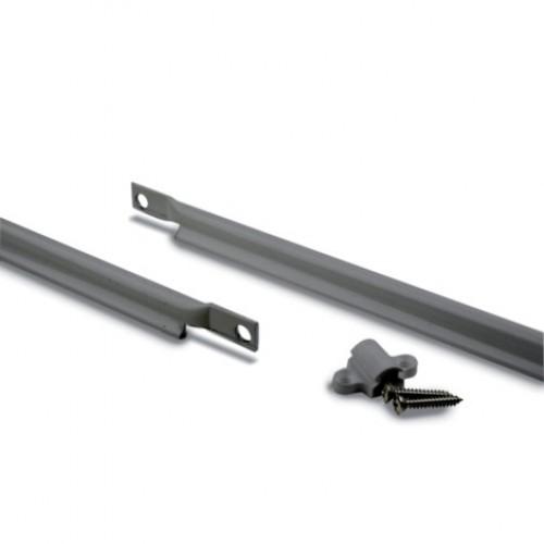TRINGLE POUR CRÉMONE POMPIER OU ANTIPANIQUE - HAUTEUR 2500 MM - NOIR FAPIM