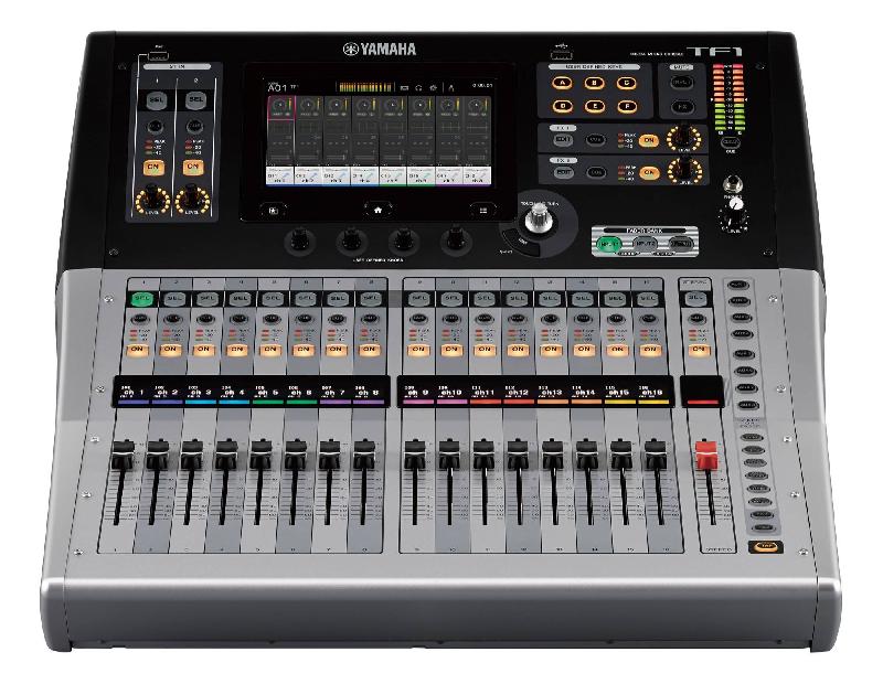 Yamaha TF1 - Console numérique compacte avec 40 canaux de mixage et carte extension Dante - CEC_0