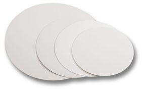 250 RONDS BLANCS LISSES Ø22 CM