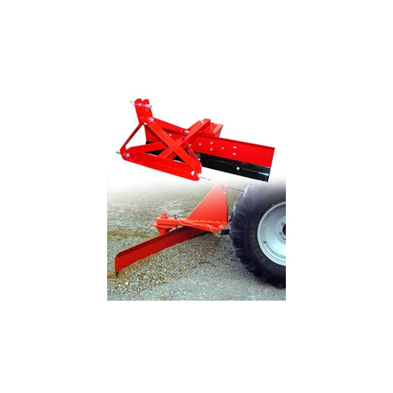 34428 - Lame niveleuse 1,26x0,66x0,25m - 67 kg - Rotation 360° - Pour tracteur 45 CV maxi_0