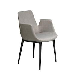 AC ANGEL CERDA Angel Cerdá Chaise en tissu gris 4002C 59 x 58 x 82 - gris textile 8435631001027_0