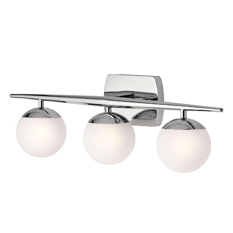 KICHLER APPLIQUE POUR SALLE DE BAIN LED JASPER À 3 LAMPES