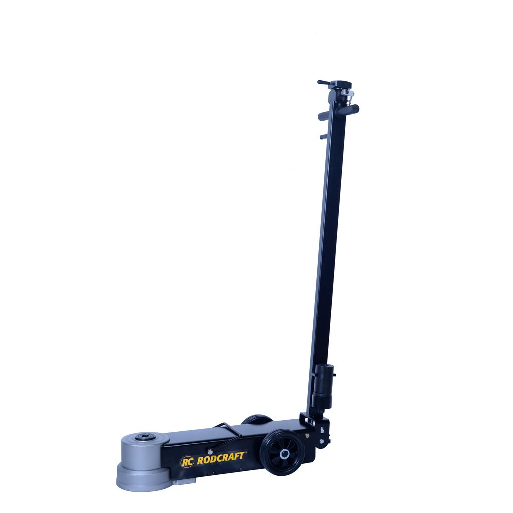Crics hydro-pneumatiques Rodcraft ATJ50-3 - capacité 50/25/15T - avec profil bas et poignée orientable_0