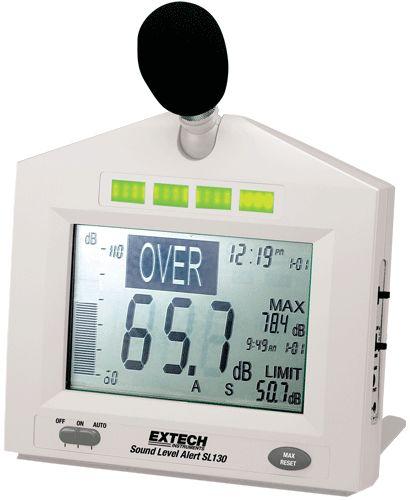 Avertisseur de niveau sonore, 30-130db - leds vertes - sortie alarme - EXTSL130W_0