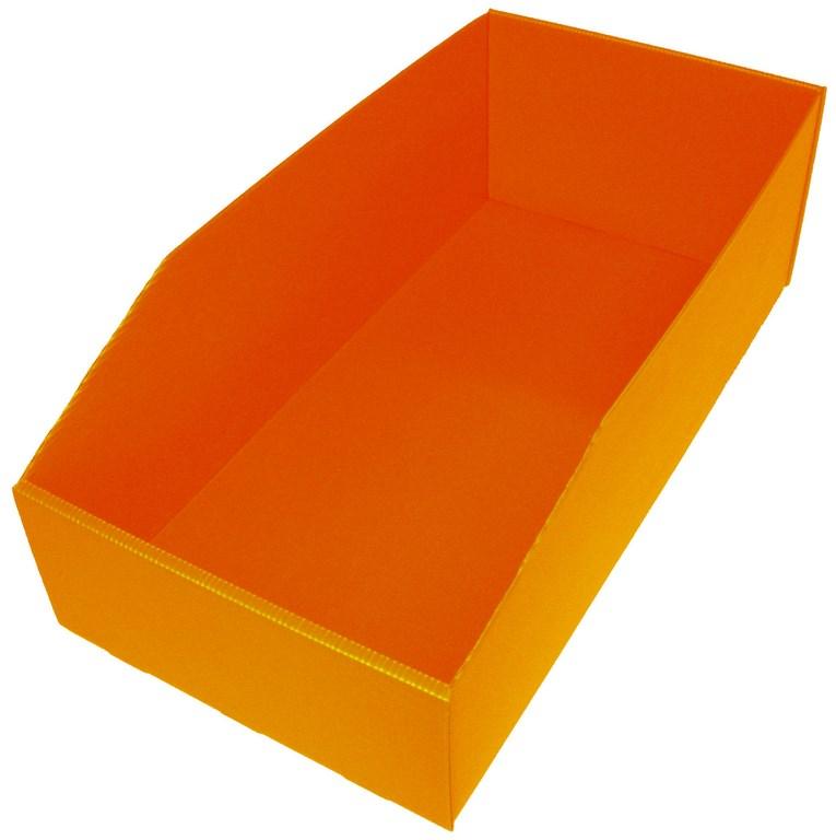 Bac plastique 18 litres isybox orange_0