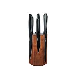 Bjorn Bloc couteaux de cuisine JENSEN IMATRA - 7 pièces - noir 3701488307441_0