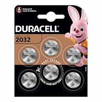 BLISTER DE 6 PILES LITHIUM DURACELL 2032