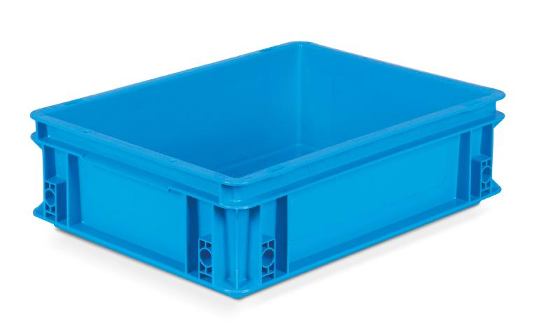 Caisse plastique athéna bleu turquoise 10 litres_0