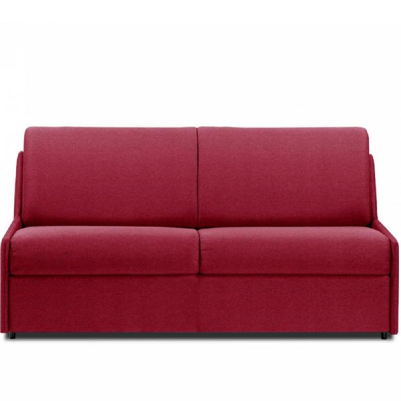 Canapé convertible gain de place - Ouverture express - Matelas 14 cm - 140 cm - Fabrication artisanale italienne - Rouge_0