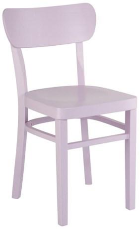 CHAISE BISTROT EN BOIS COLORS ROSE PASTEL