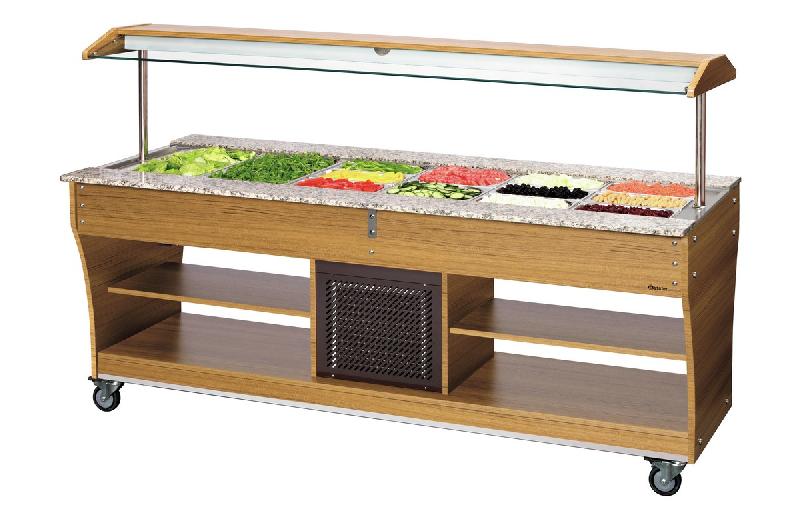 Chariot buffet réfrigéré - froid 6x 1/1 GN - Marque BARTSCHER - 242.20 kg_0