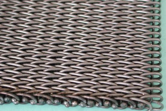 Chevronbande - bandes transporteuses métalliques Tissmetal - transfert de calories et résistance extrême_0