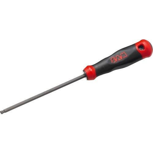 CLÉ MÂLE EMMANCHÉE BI-MATIÈRE TÊTE SPHÉRIQUE 4 MM SAM OUTILLAGE