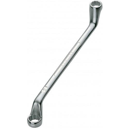 CLÉ POLYGONALE DOUBLE CONTRE-COUDÉE À TÊTES FINES 12 PANS - 17X19 SAM OUTILLAGE