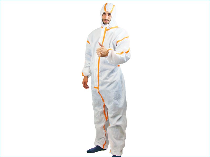 Combinaison amiante Blanc Cat.III Type 5/6 Taille XXL - Réf COMBIAM5_0