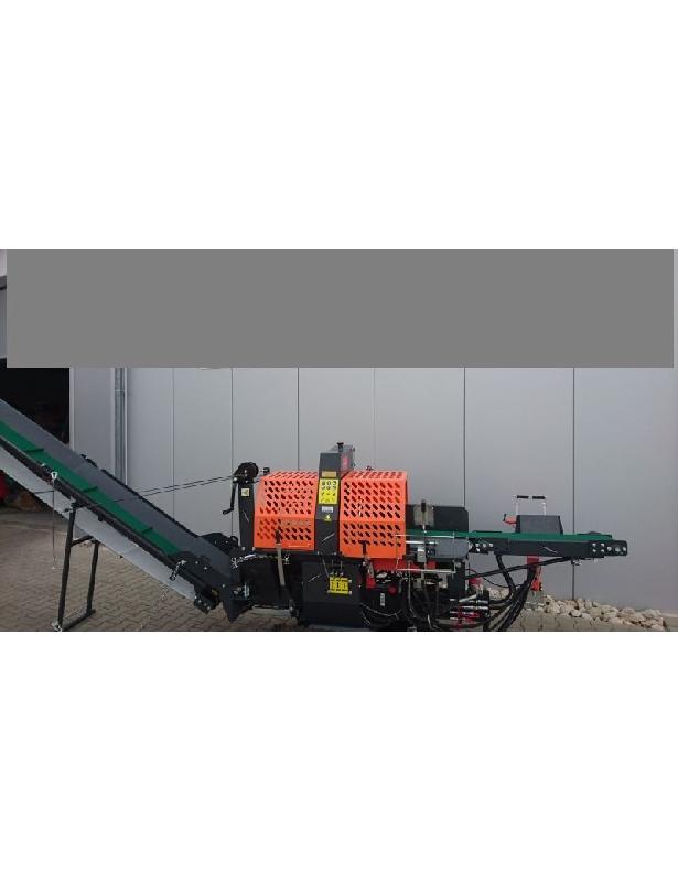 Combine THERMIQUE tractable scieur fendeuse 12t + tapis transporteur_0