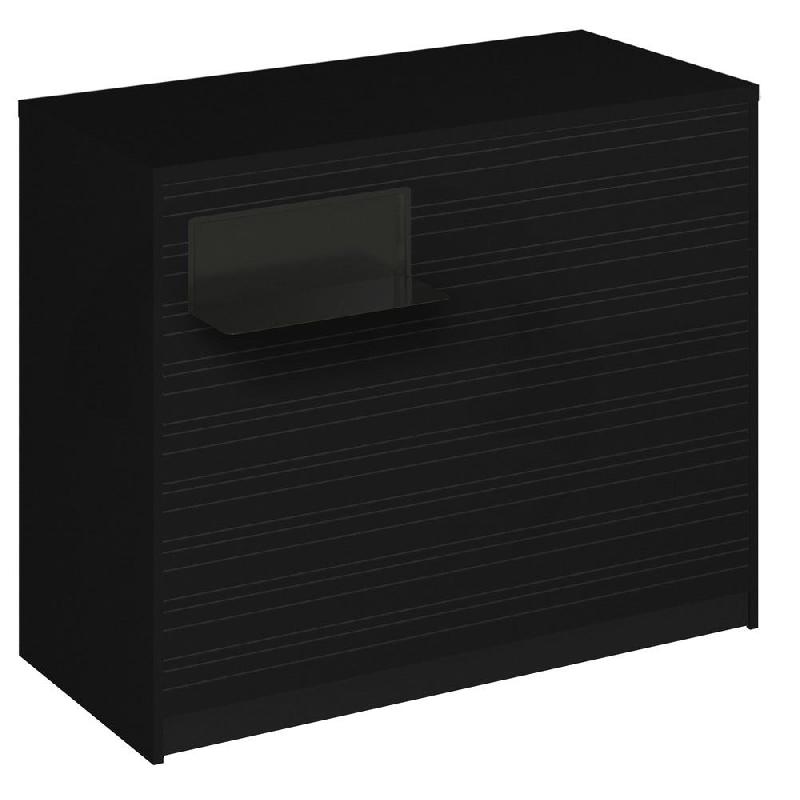 Comptoir Vertigo H T04noir spl.Gauche L120cm 2tabl.Couliss.4tab.Amovib-noir_0