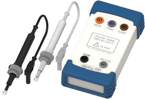 CONTROLEUR DE CPI - 230V CAT IV - AVEC 2 POINTES DE TOUCHE PORTE-FUSIBLE IP2X - PJPCPI-TESTKIT385A