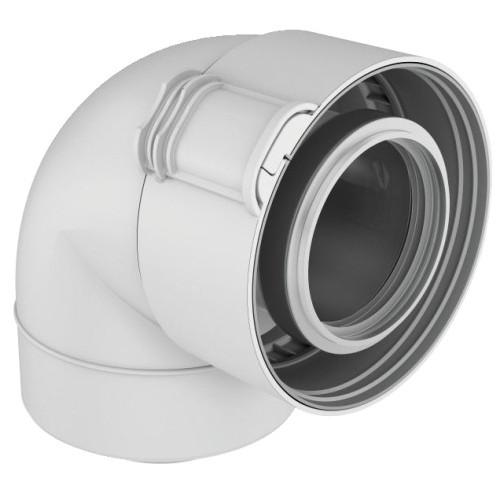 COUDE PPTL/PP ROLUX -CONDENSATION SÉKURIT 87° -POUR CHAUDIÈRE VENTOUSE 60/100 UBBINK