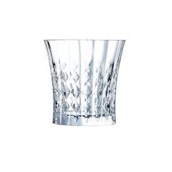 6 verres à eau 27cl Lady Diamond - Cristal d'Arques - Verre ultra transparent au design vintage - transparent 0883314891188_0