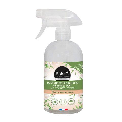 DESTRUCTEUR D'ODEURS DÉSINFECTANT BOLDAIR BAMBOU - SPRAY 500 ML