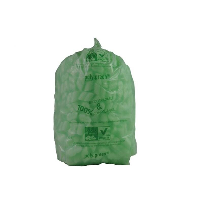ECOLOMIQUE - 10 Pcs - Sac poubelle blanc - 80000 ml, 42 cm x 18,5 cm x 80 cm - ECO210SPC80L - blanc ECO210SPC80L_0
