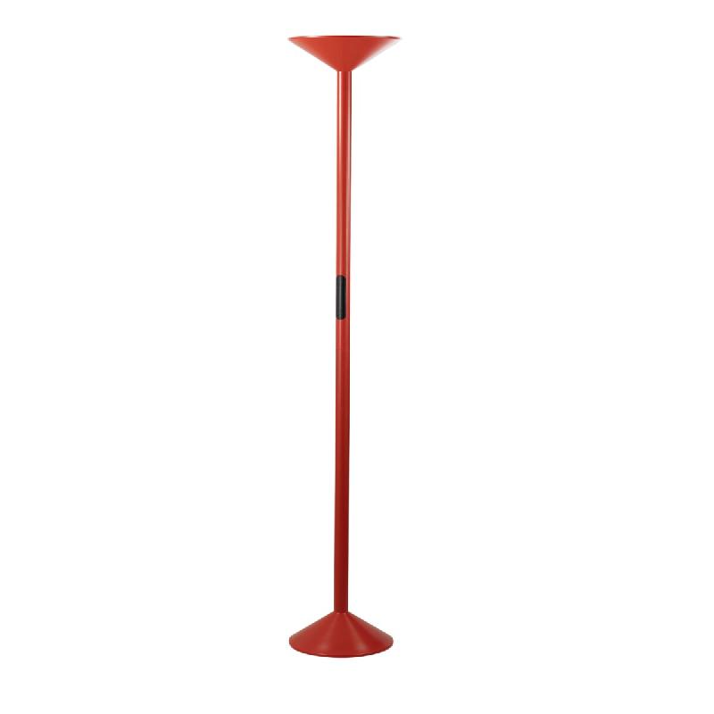 Fabas Luce Lampadaire Led Tratto 50 W 4000 Lm Cct Rouge - Structure En Métal Et Méthacrylate, Variateur Tactile, Ip20, 175,5 Cm - Tratto Design - ro_0