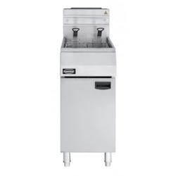 Friteuse à Gaz sur Coffre   21 Litres   27 kW          Acier inoxydable 400x800x1180mm COMBISTEEL - inox 0641094323912_0