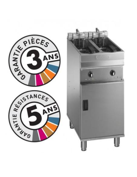Friteuse VALENTINE électrique 2x7-8 Litres sur coffre - Série EVO2200 - Haute performance et robustesse - Fabriquée en Suisse_0