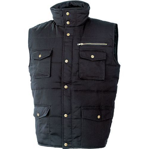 GILET DE TRAVAIL MATELASSÉ MULTIPOCHES EN NOIR DE TAILLE XXXL - SINGER SAFETY
