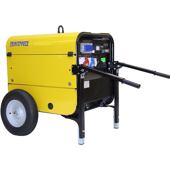 Groupe électrogène diesel triphasé SP 7500 TDSE AVR - démarrage électrique - 10,1 ch - 6,4 kVA_0