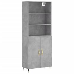 Helloshop26 - Buffet bahut commode armoire meuble de rangement organisateur cuisine salle de séjour salon haut 69,5 x 34 x 180 cm 02_0034519 - 300021_0