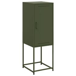 Helloshop26 - Buffet bahut commode armoire meuble de rangement organisateur cuisine salle de séjour salon olive 36 x 39 x 107 cm 02_0036573 - 3000212_0