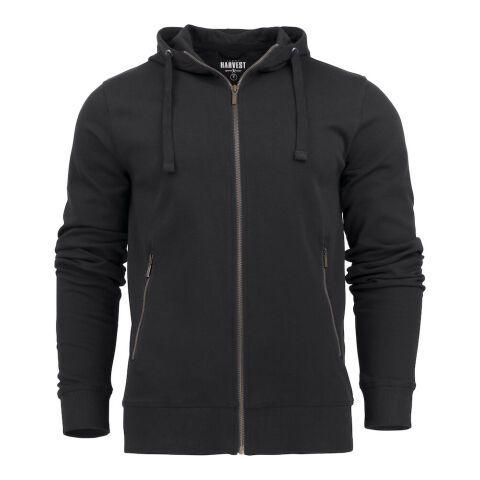JAMES HARVEST DUKE SWEATSHIRT FULLZIP HOMMES NOIR - TAILLE S