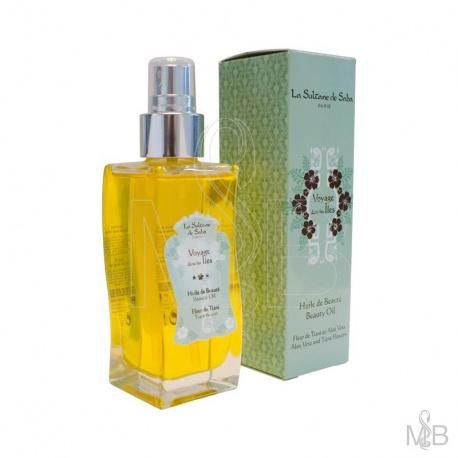 LA SULTANE DE SABA - HUILE DE BEAUTÉ FLEUR DE TIARÉ ET ALOE VERA - 100ML