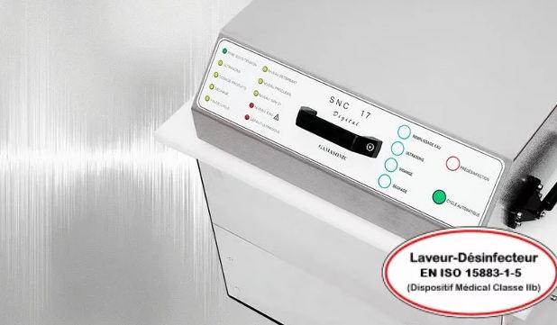 Laveur-désinfecteur automatique à ultrasons - Gamasonic SNC Digital 17-ED - Modèle encastrable vrac, 9L, cycles automatiques et manuels_1