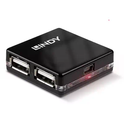Lindy 42742 hub & concentrateur 480 Mbit/s Noir_0