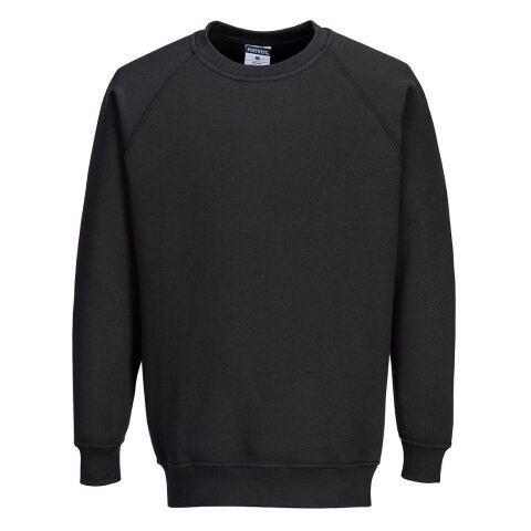 LOT DE 2 - PORTWEST B300 SWEATSHIRT ROMA NOIR - TAILLE XXL