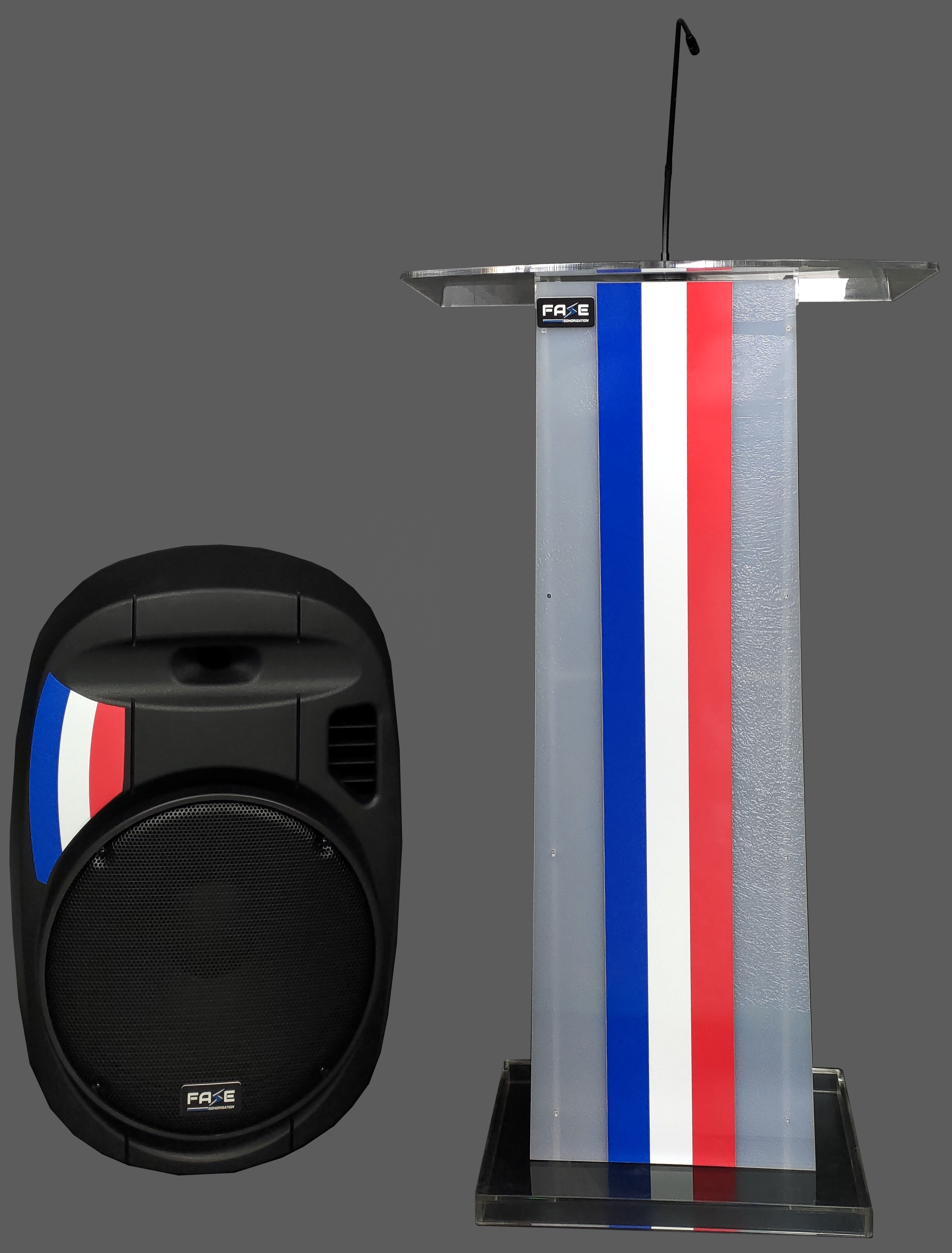 Marianne 450HF - FASE Pupitre Conférence Sans-Fil Plexi 450 Watts_0