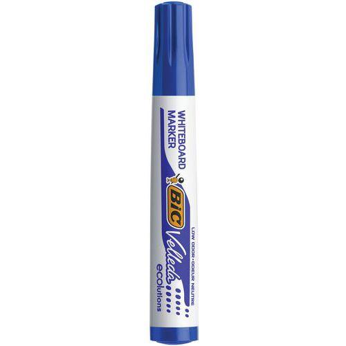 MARQUEUR EFFAÇABLE SEC VELLEDA ENCRCOL.:BLEU TRAIT L:5 MM - BIC