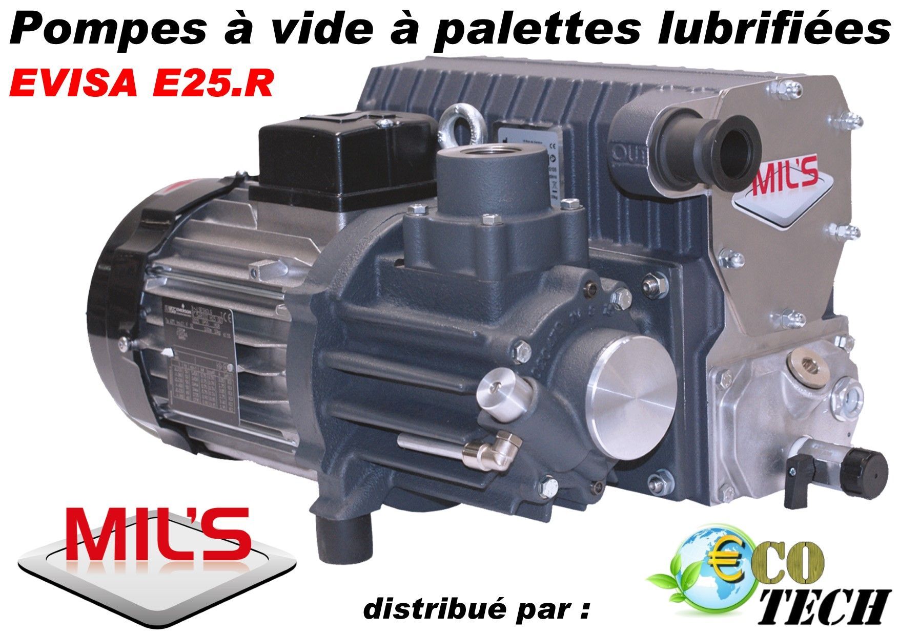 Pompe à vide mono-étagée - mil's evisa e25.R_0