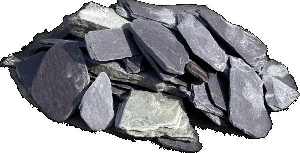 Paillage d'ardoise 30/60 violette concassé - ornement de massif - densité 1.5 ton/m3_0