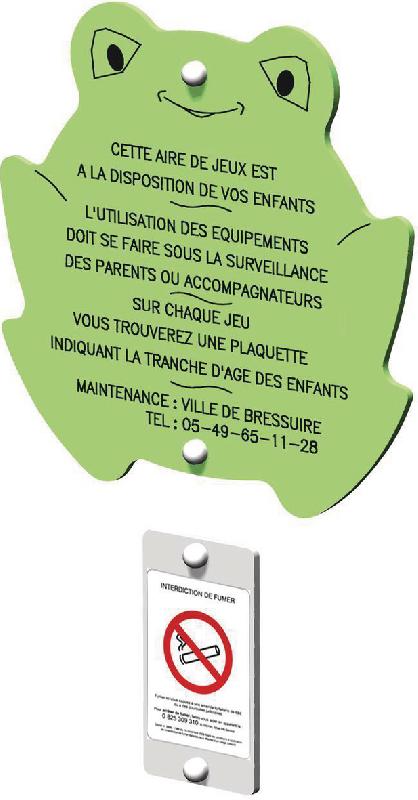 PANNEAU D'INFORMATION GRENOUILLE