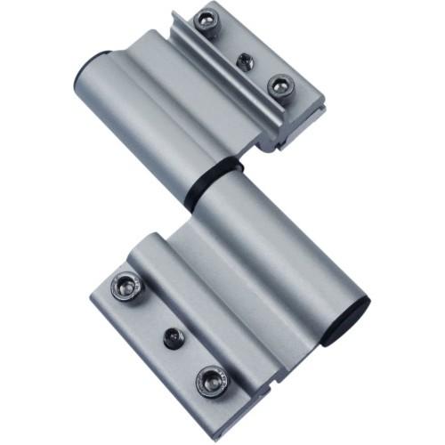 PAUMELLE À CLAMER - PORTE ALU - 5681D - 25X21 MM - NOIR - MONZA FAPIM