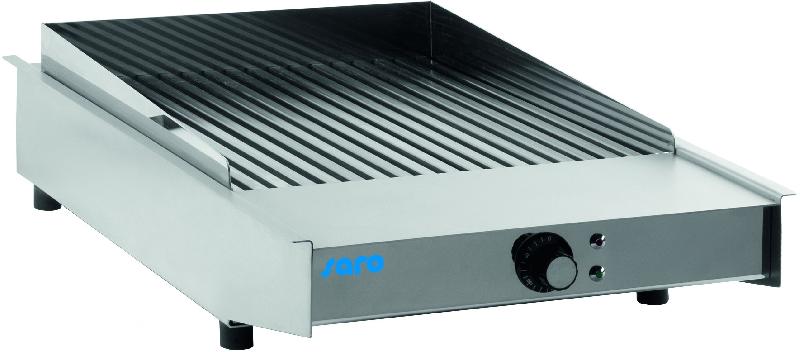 PLANCHA ÉLECTRIQUE SARO WOW GRILL 400 RAINURÉE - À POSER